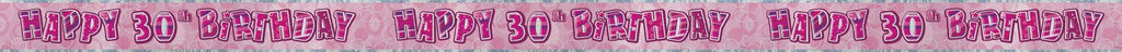 30th Pink Banner