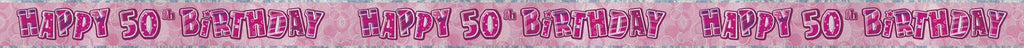 50th Pink Banner