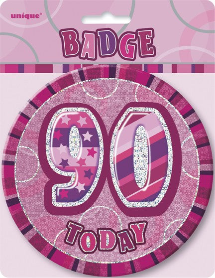 90th Pink Giant Badge