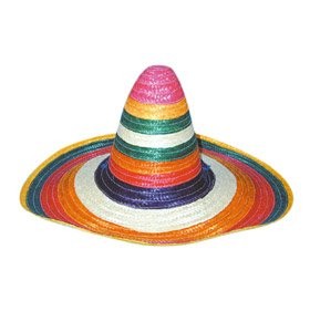 Large Striped Mexican Sombrero