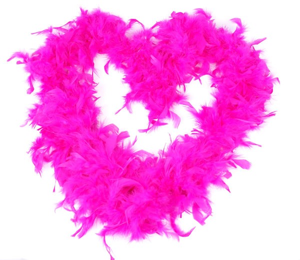 Feather Boa - Hot Pink 80g