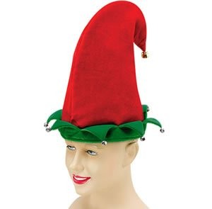 Headware - Elf Hat Red