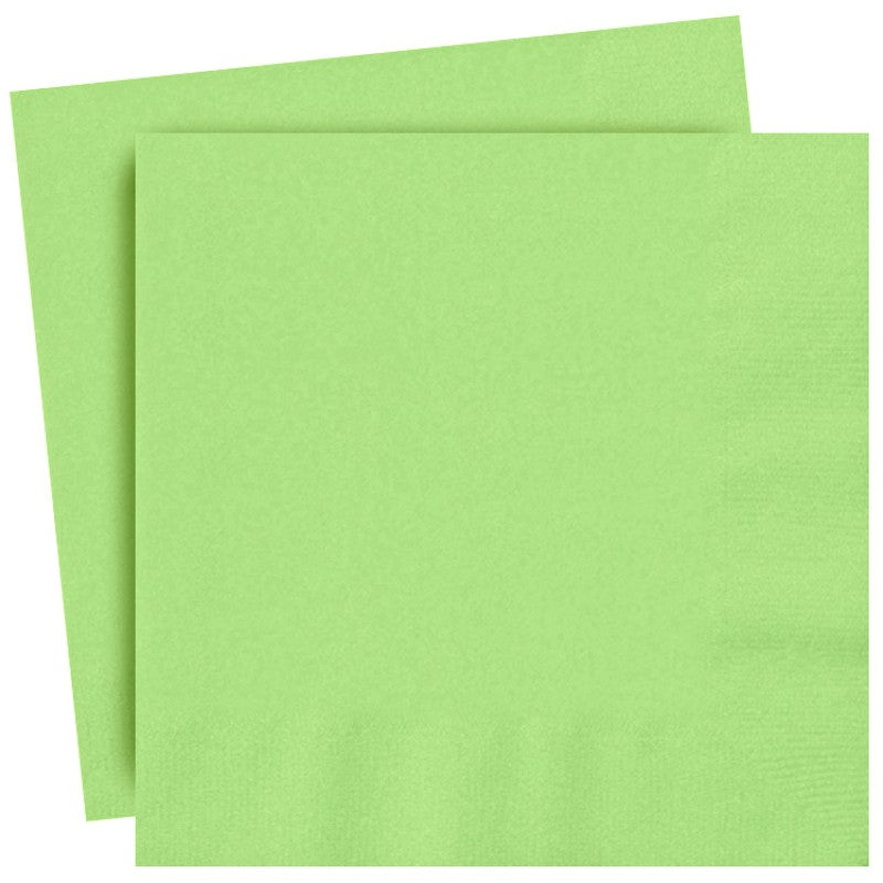 Lime Green Paper Lunch Napkins 30cm x 30 cm (13 x 13 inches)