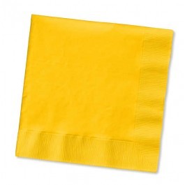 Yellow  Paper Dinner Napkins, 40cmx40cm (13x13 inches)