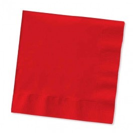 Red  Paper Dinner Napkins 40cm x 40 cm (15x 15 inches)