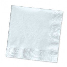 White Paper Dinner Napkins, 40cmx40cm (Approx 15x15 inches)