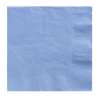 Pale Blue Paper Dinner Napkins, 40cmx40cm (Approx 15x15 inches)