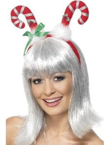 Headware - Candy Cane with a Green Bow