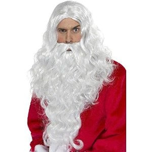 Headware - Santa Long Wig and Beard Set
