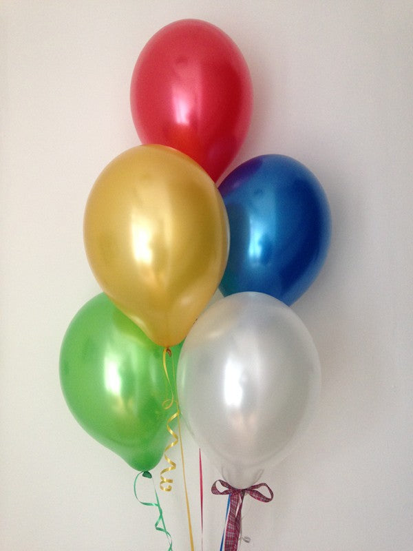 Pearlised Latex Balloons 'Royal Stuart' Tartan - Perfect for Burn's Night!
