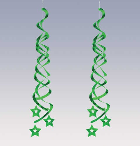 Deluxe Dangling Hanging Decorations - Green - Perfect for St. Patrick's Day