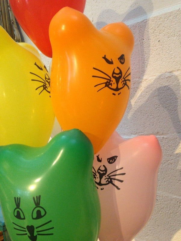 Rainbow Cat & Mouse UNFILLED Latex Balloons (Helium Quality)