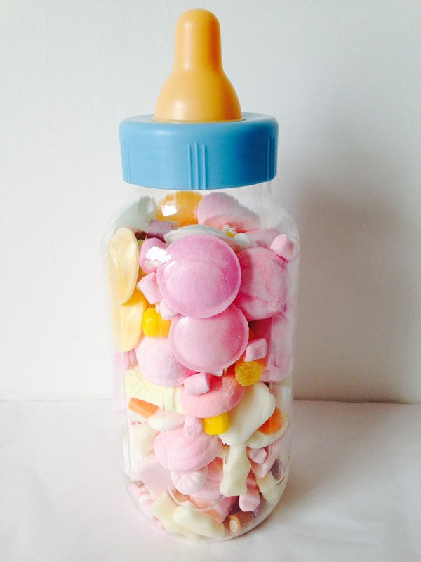 Blue Baby's Bottle: Guess How Many Sweets Game (Filled)