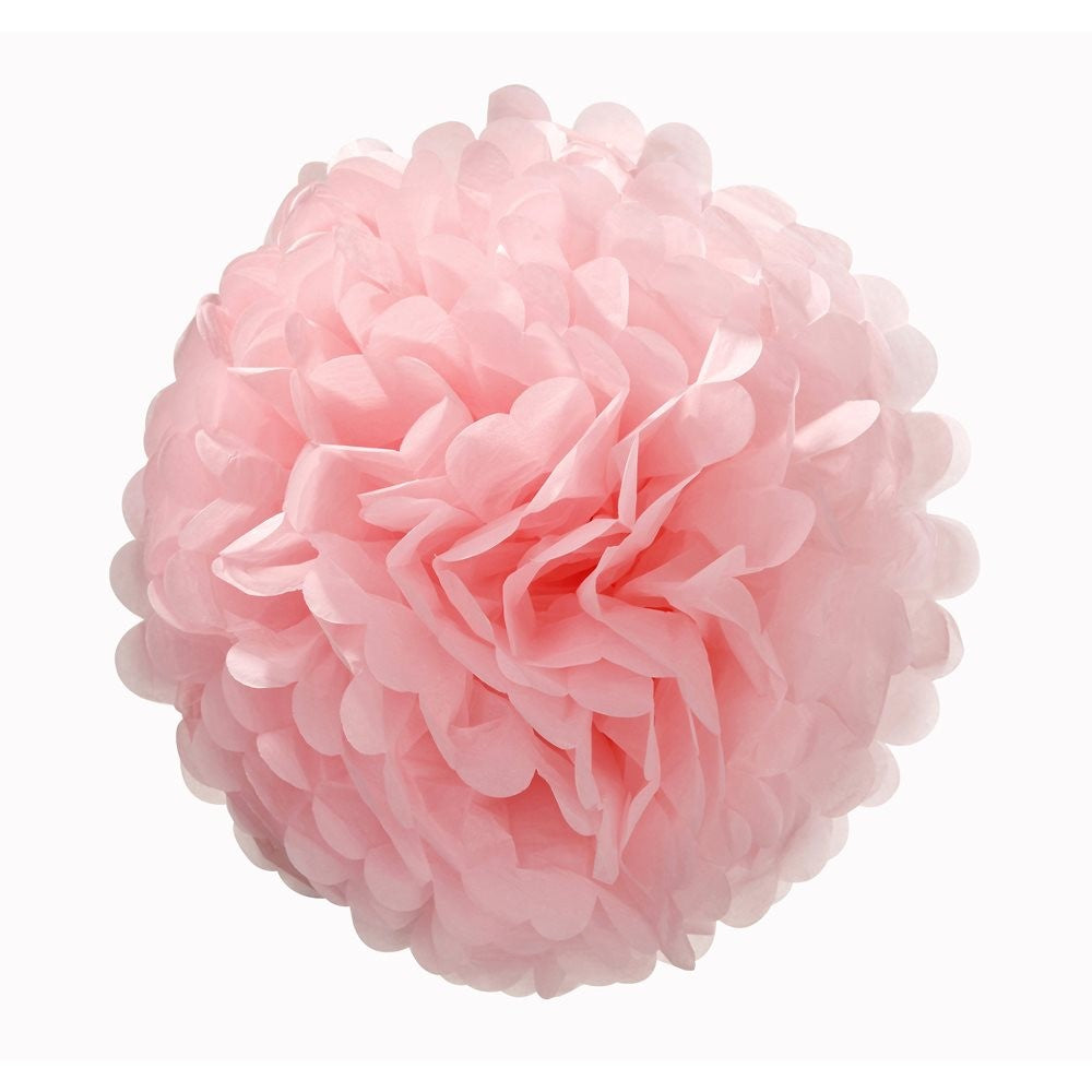 3 Pom Pom Decorations - Pretty Pink, Blush & Cream