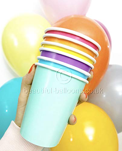 Pastel Rainbow Party Kit - Cups, Napkins and Plates! complete kit