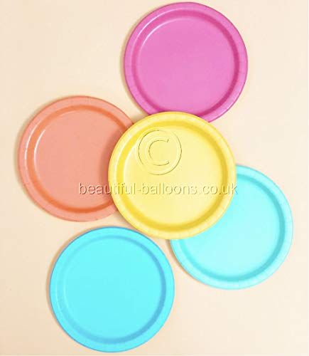 Pastel Rainbow Party Kit - Cups, Napkins and Plates! complete kit