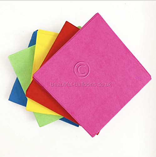 100 x Bright Rainbow Lunch Napkin Set - Perfect Party Setup for All Occasions!