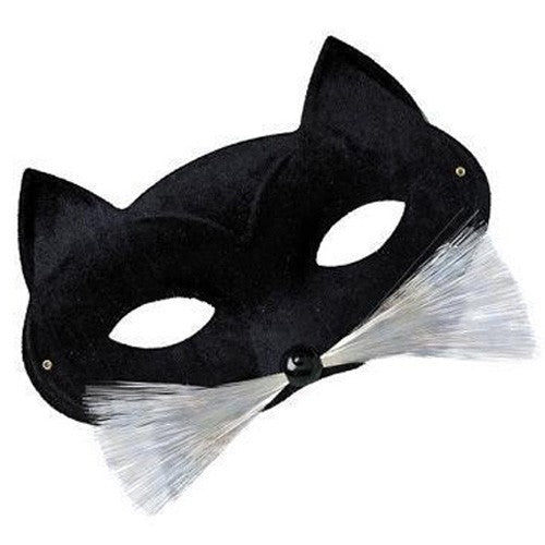 Masquerade Cat Mask with Whiskers - Perfect for Halloween!