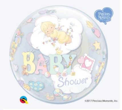 Precious Moments Baby Shower Bubble Balloon