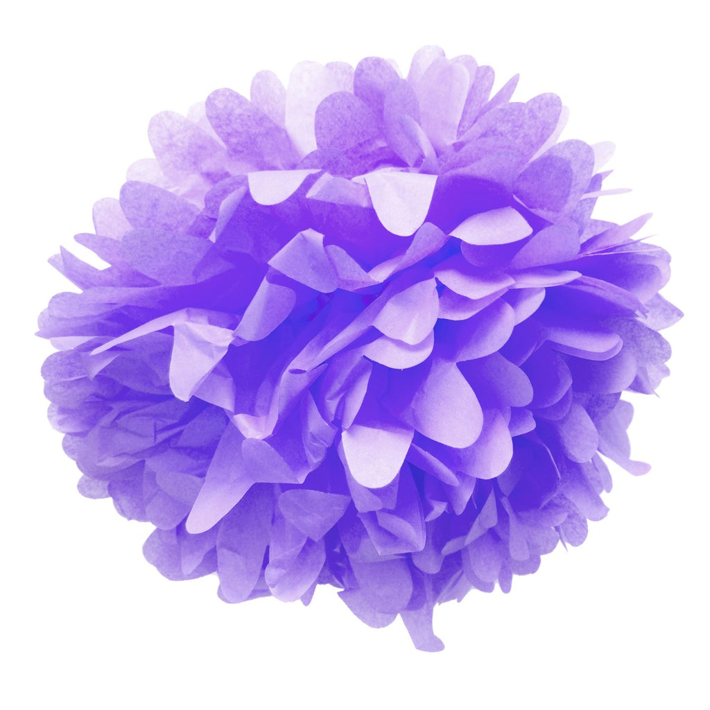Lilac tissue paper Pom Pom