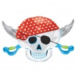 Pirate Party Skull Shaped Balloon 29",33"