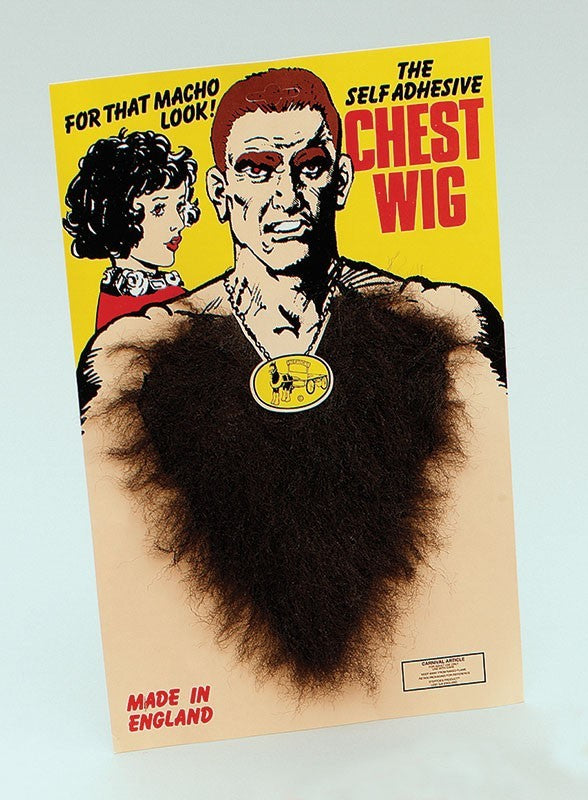 Brown Hairy Chest Wig