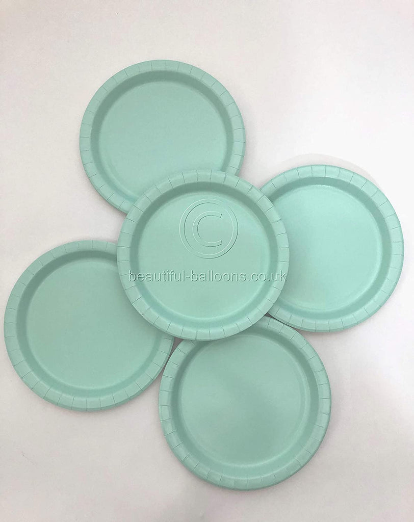 Mint Party Kit - Cups, Napkins and Plates! Complete Kit