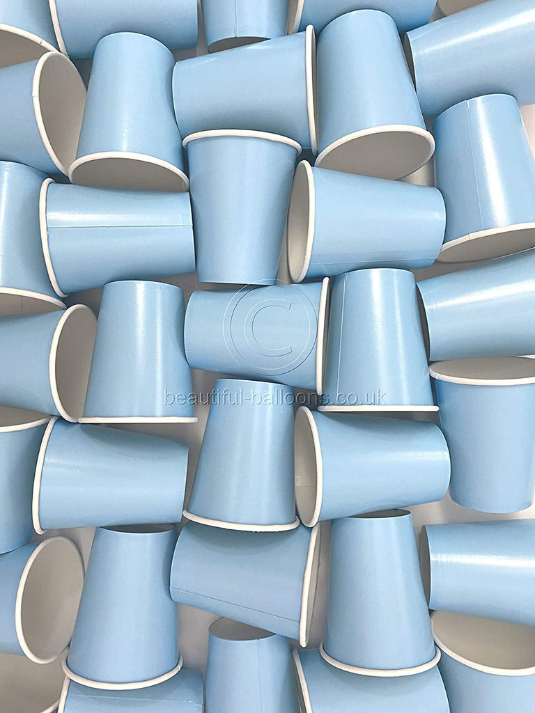 35 x Baby Blue Party Cups