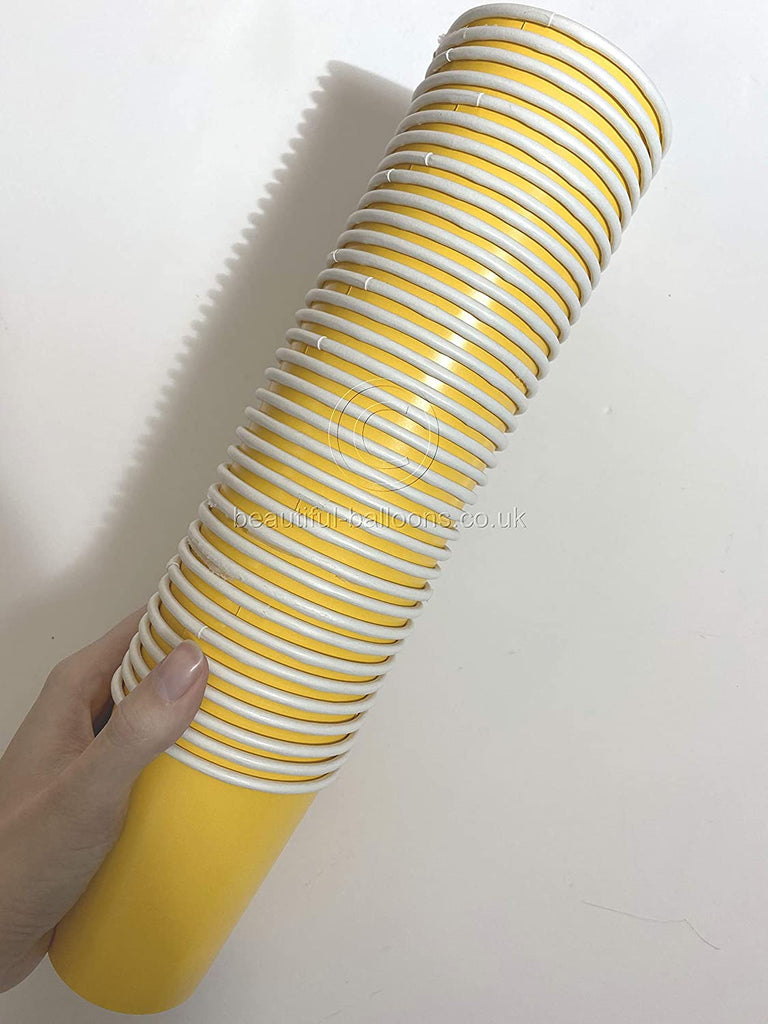 35 x Yellow Paper Party Cups