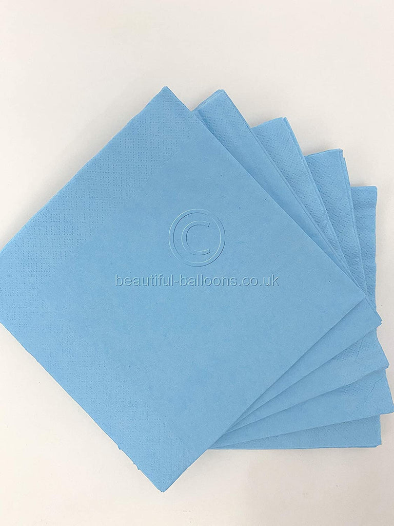 Baby Blue Party Kit - Cups, Napkins and Plates! Complete Kit