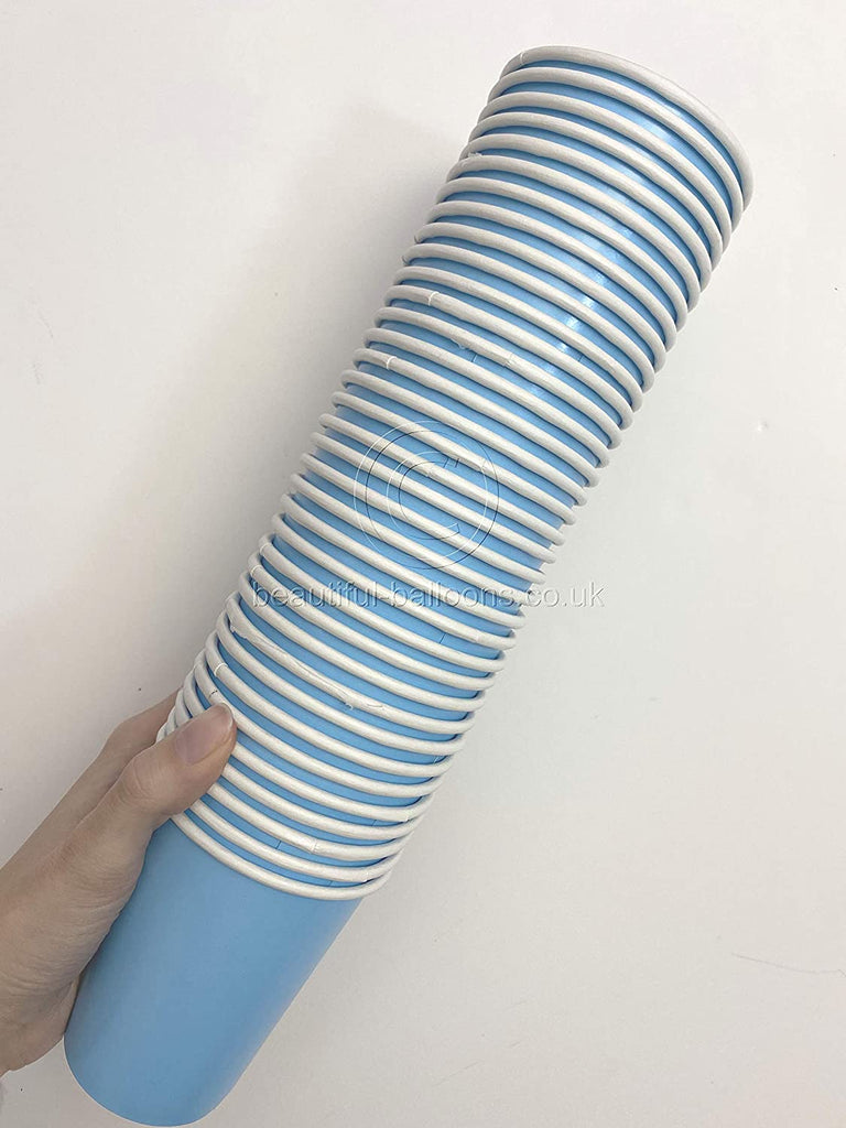 35 x Baby Blue Party Cups