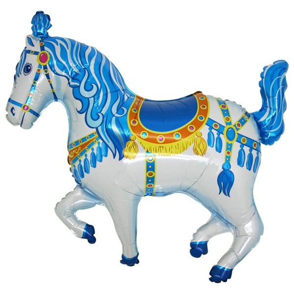 Carnival Blue Horse Supershape