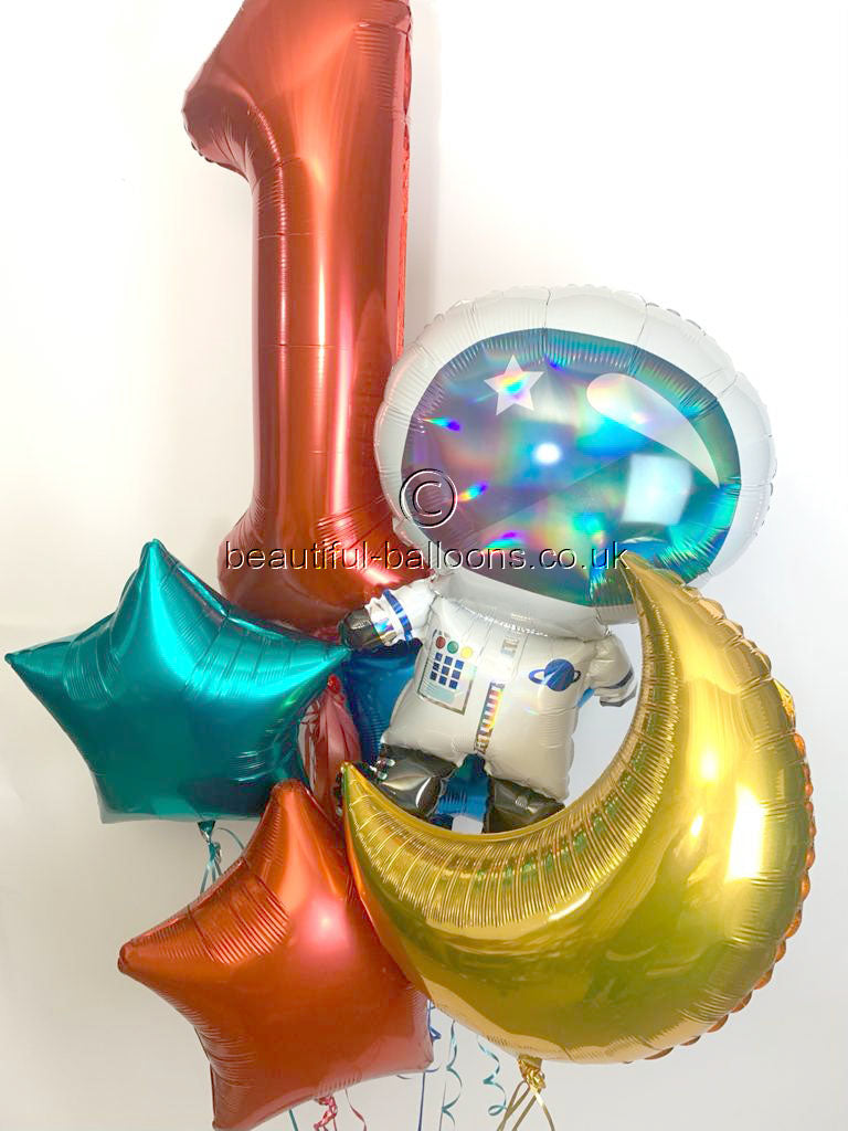 Spaceman Balloon Bunch