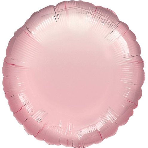 Foil 18" Round in Baby Pink