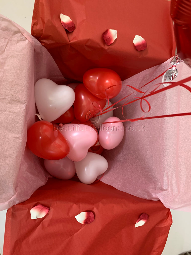 Foil Heart Balloon in a Box