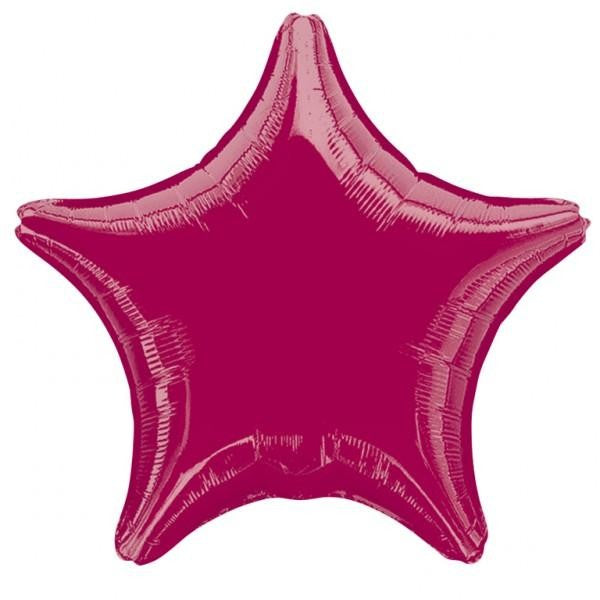 Foil 18" Star in Burgundy