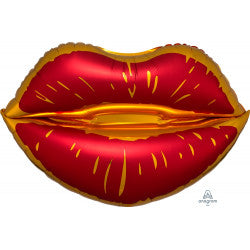 Red and Gold Lips Supershape